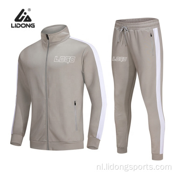 Goedkoop aangepast logo groothandel gym fitness tracksuit set